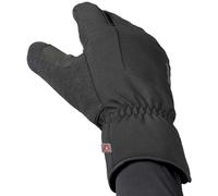 GripGrab Gants hiver Nordic 2 Lobster 3-doigts Coupe-vent Rembourrés thermiques Noir L