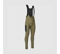 GripGrab - PACR Thermal Bib Tights - Cuissard vélo homme Olive Green - L