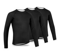 GripGrab Ride sous-Maillot Cyclisme Homme Thermique Manches Longues Lots de 1 et 3 Débardeurs Vélo Anti-Odeurs Base Layer