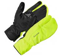 GripGrab - Ride Windproof Deep Winter Lobster Gloves - Gants - M - 9 - yellow hi-vis