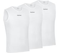 GripGrab Sous-vêtement Ultralight Mesh sans manches - Lot de 3 Blanc M Homme