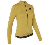 GripGrab - W's EXPLR Merinotech Thermal Long Sleeve Jersey - Maillot vélo femme Mustard Yellow - XL