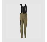 GripGrab - W's PACR Thermal Bib Tights - Cuissard vélo femme Olive Green - XS