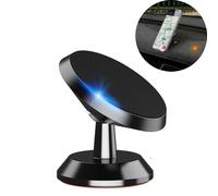 GripMaster : Support magnétique pour téléphone de voiture avec vue dégagée pour une conduite en toute sécurité et rotation à 360 pour un