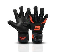 GRIPMODE Gants de Gardien de But Enfants Junior Red 2.0 - Gardien de But avec Grande Surface de réception - Gants de Football avec 3mm Griptec Latex pour Une adhérence supplémentaire - Taille 6