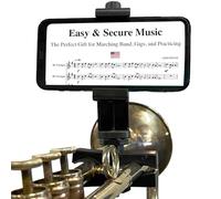 Gripophone Trompette Téléphone Lyre - Fixez Votre téléphone en Toute sécurité à Votre klaxon, lisez Facilement de la Musique à partir du PDF, Prenez des vidéos Tout en Jouant, fabriqué aux États-Unis