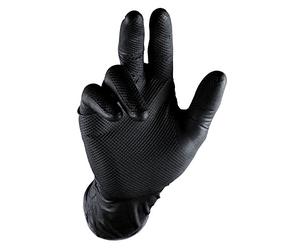Grippaz qgr-b-XXL Gants de Travail, Noir, XXL, pièces de 50