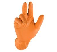 Grippaz QGR-O-L Gants de Travail, Orange, L, pièces de 50