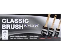 Gripper Cloth Arroworthy 8820 Lot de 3 pinceaux comprenant : 3,8 cm, 5,1 cm, 6,3 cm, beige (CLASSIC-3PK-LNG-ANG)