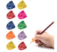 Grips Aide écriture, Enfants Écriture Grip, 10 Pièces guide doigts ecriture enfant, Grips Pour Crayon Silicone, Aide Stylo Enfant, Grips Crayon Ergonomique Aide, aide ecriture enfant