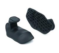 Grips antidérapants Gym-Grips noirs - Grips antidérapants pour éviter les callosités lors de la musculation, tractions, exercices d'haltères - Poignées ergonomiques alternatives aux gants de fitness