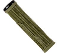 Grips Lizard Skins Machine Lock-On - avec serrure, vert olive