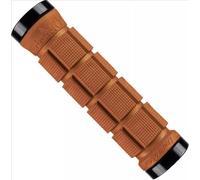Grips Lizard Skins NorthShore Dual Clamp Lock-On - avec verrou, caoutchouc brun