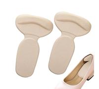 Grips pour talon - 2 Pièces souples auto-adhésives anti-chocs | Inserts de talon de chaussures trop amples - Pour bottes, arrête glissement et ampoules, prévient frottements