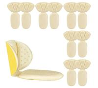 Grips Talon De Chaussure - 5 Paires Coussinets Doux Respirants,Inserts pour Chaussures Trop Grandes | Pour Bottines Mocassins Travail Sport Course Marche Danse Fête