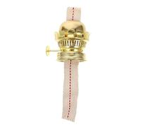 GRIRIW 1 Jeu Accessoires pour Lampes à Huile en Verre Brûleur à Bougie Porte-mèche De Lampe à Huile Support De Mèche pour Lampe à Pétrole Métal Alliage D'aluminium Kérosène Feu De Camp