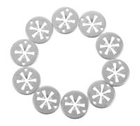 GRIRIW 10 Clips de Fixation pour Écran Thermique Automobile en Métal Pinces Rondelles pour Bouclier Isolant Ensemble de Clips Robustes pour Isolation sous Châssis Usage Automobile et