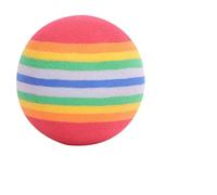 GRIRIW 10 pièces Balles d'entraînement Golf en Éponge Colorées Arc-en-Ciel, Légères et Flexibles pour Pratique Intérieure, Protection Mobilier et Sécurité Garantie