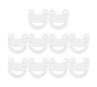 GRIRIW 10 pièces Clips de Fixation pour Clôture Animale Connecteurs DIY pour Cage à Fils Renforts pour Cages Chiens Chats Installation Facile et Sécurisée