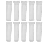 GRIRIW 10 Pièces Lot de Tubes à Eau pour Tige Fleuriste Grands Tubes Plastiques avec Bouchons Prolongent la Fraîcheur des Fleurs Faciles à Insérer et Adaptés Composition Florale
