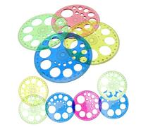 GRIRIW 10 Pièces Rapporteur Géométrique Outils de Traçage Pratiques pour Étudiants Règle de Mesure Portable et Pratique pour et Angles Couleur Aléatoire