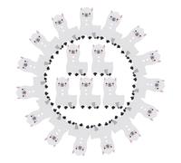 GRIRIW 100 pièces Boutons en bois style lama pour travaux manuels DIY décoration vêtements accessoires couture 100 pcs 50 pcs par paquet 2 paquets