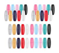 GRIRIW 100 Pièces Fermoirs de Sécurité en Plastique pour Cordon, Connecteurs à Barillet pour Bijoux, Assemblage Rapide et Protection Renforcée, pour Projets DIY de Création Couleur