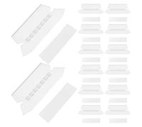 GRIRIW 100 Pièces Onglets D'index pour Dossiers Suspendus en Pvc Changement D'étiquettes sans Effort et Efficacité de Tri Améliorée pour Usage à Domicile L'école