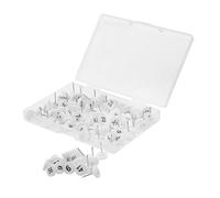 GRIRIW 100 Pièces Push Pins Numérotés Punaise Plate Ronde pour Tableau Liège Petite Épingle de Marquage Épingles Pratiques pour Affichage et Apprentissage