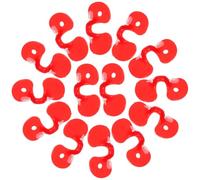 GRIRIW 1000 pièces Lunettes Anti- pour Poulets et Coqs Protection Oculaire Plastique Réduit Agressivité et Stress Améliore et Productivité Avicole Adaptées Poules Faisans et Volailles