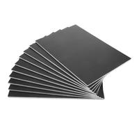 GRIRIW 10pcs Panneaux de Mousse A4 Noirs Flexibles Multifonctionnels pour Affiches, Matériaux D'écume Épais pour Peinture et Gravure Manuelle