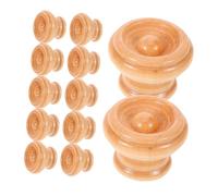 GRIRIW 12 Ensembles Poignées de Tiroir Robustes Lot de Boutons Ronds à Trou Unique pour Commode Armoire et Meuble Finition Lisse sans Écharde Installation Facile pour Rénovation Maison