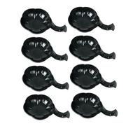 GRIRIW 12 pièces Blossom Calligraphy Ink Dishes Plastic Ink Plates For Brush Washing Lightweight And Portable For Beginners And Calligraphy Lovers