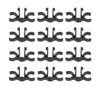 GRIRIW 12 Pièces Buckle Plastic Trekking Pole Fastener Clips for Poles Secure Ski and Hiking Stick Holder for Outdoor Camping and Mountaineering