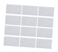 GRIRIW 12 Pièces Pochette Plastique Auto-adhésive Transparente pour Protéger et Organiser Cartes et Badges PVC EVA pour Bureau École Maison et Supermarché