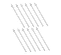 GRIRIW 12 Pièces Tiges de Commande de Chasse d'Eau en Plastique Tiges de Remplacement Réglables pour Boutons de Réservoir de Toilettes Accessoires de Réparation Compatibles Usage