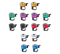 GRIRIW 14 pièces Sonnette de Vélo Professionnelle Alliage Polyvalent Avertisseur Sonore pour VTT et Vélo de Route Faciles à Installer pour Adultes et Garçon Fille