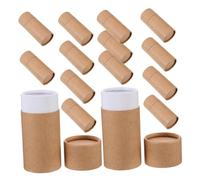 GRIRIW 15 pièces Boîte de Carton Kraft pour Flacons Huile Essentielle Tube Emballage Multifonction Porte-bouteilles Pratique et Texture Agréable pour Rangement et Cadeaux