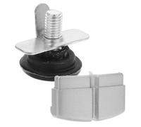 GRIRIW 1ensemble Fixation pour Écran De Bureau Métal De Fixation pour Cloison De Bureau Polyvalents Installation Facile Et Rapide Matériau