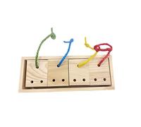 GRIRIW 1pièce Boîte Bois pour Oiseaux Jouet Entraînement Forage pour Perroquets Accessoire De Mâchage Jeu pour Volatiles