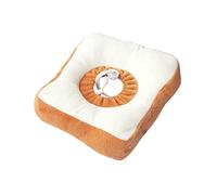 GRIRIW 1Pièce Pet Collar Adjustable Cat Cone for Licking Soft Toast Shape Design Suitable for Cats