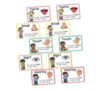 GRIRIW 2 Ensembles Cartes Dapprentissage pour Garçon Fille Cartes Éducatives Multisensorielles pour Développement Cognitif et Langagier Posters Éducatifs Polyvalents pour Préscolaire et