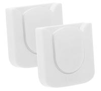 GRIRIW 2 Paires Stockage de la télécommande sans Fil télécommande Universelle de télévision bouda Decoration Interieure Range Verre Fixation Murale TV Support à Distance Aimant Blanche