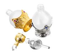 GRIRIW 2 Pièces Bouteille de Parfum Mini Flacon de Parfum Articles de Toilette Bouteilles Bouteille Fragrance Verre Porte-Parfum de Voyage Flacon de Parfum de Voyage Rechargeable Un Verre