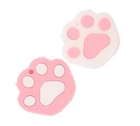 GRIRIW 2 pièces Couvre Clés Silicone Kawaii Protège Clés Forme de Patte de Chat Accessoires Décoratifs pour Étudiants et Amoureux des Animaux pour Sac à