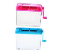 GRIRIW 2 pièces Destructeur Papier Manuel Portable Broyeur Papier Compact sans Électricité Outil Pratique pour Bureau et Maison Protection Confidentialité Documents