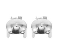 GRIRIW 2 Pièces Extincteurs de Bougie Métal Automatique Anneaux Éteigne-Flammes pour Mèche Accessoires Pratiques pour Éteindre la Flamme Argent