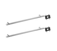 GRIRIW 2 Pièces Flagpole Kit for Boats Grade Stainless Steel Yacht Flag Mount Bracket Corrosion Resistant Fishing Flag Holder for Poles