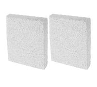 GRIRIW 2 Pièces Lot de Tapis à Gratter pour Lapins et Petits Animaux Planche de Griffage Pierre de Lave Accessoires pour Cage Hamster Soin des Pattes et Dents pour Cochons Furets