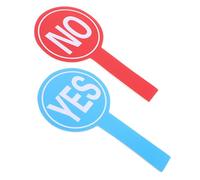 GRIRIW 2 Pièces Pagaies de Vote Mousse pour École Outils de Participation Classe Oui Non Cartes de Réponse Légères et Réutilisables pour Enseignants et Élèves